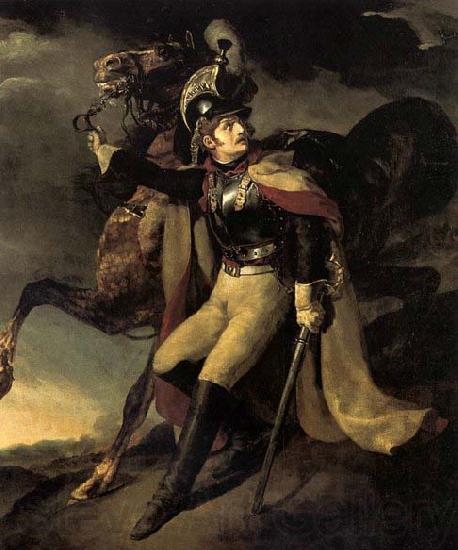 Theodore Gericault The Wounded Officer of the Imperial Guard Leaving the Battlefield